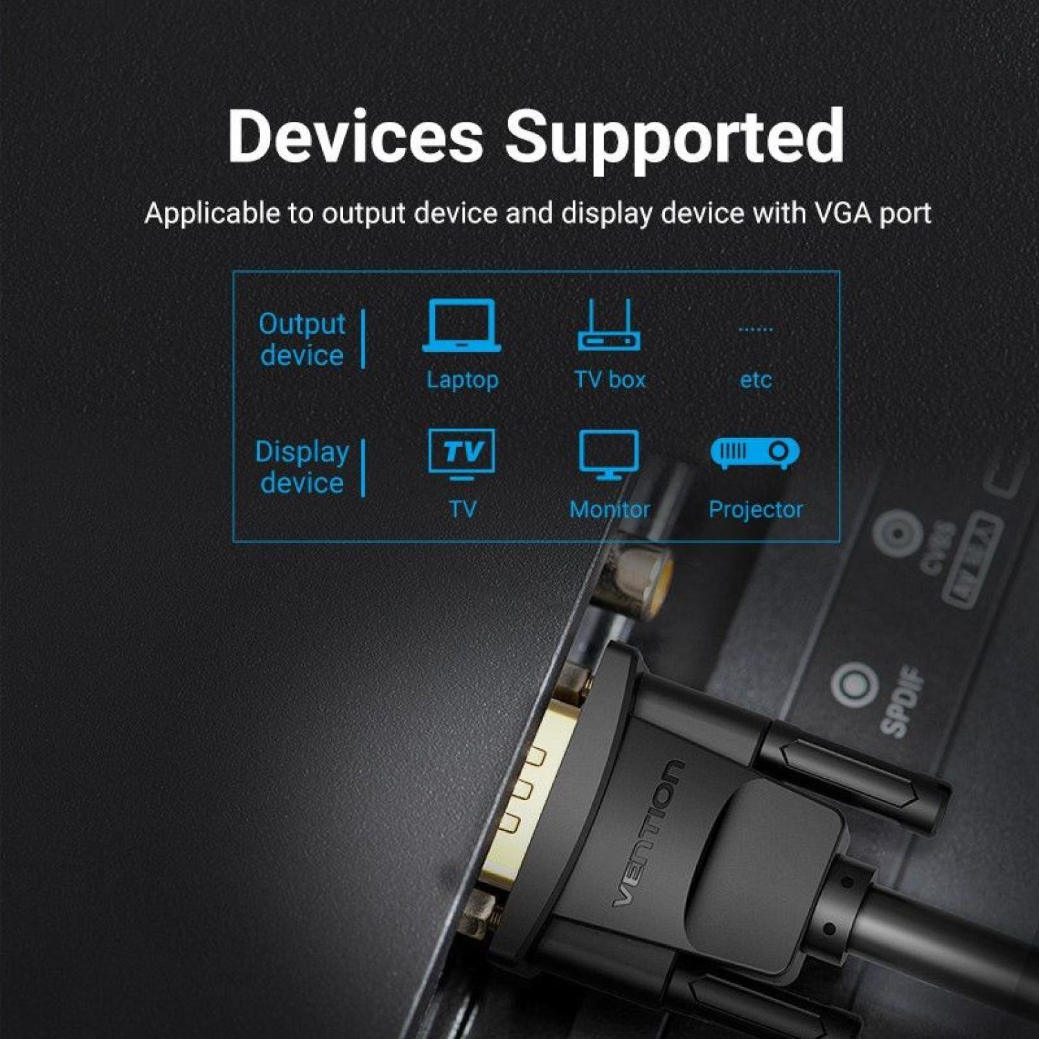 Cáp VGA cao cấp Vention