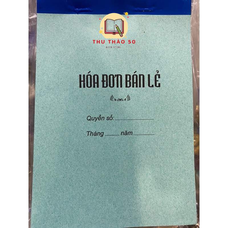 Hoá đơn bán lẻ 1 liên .