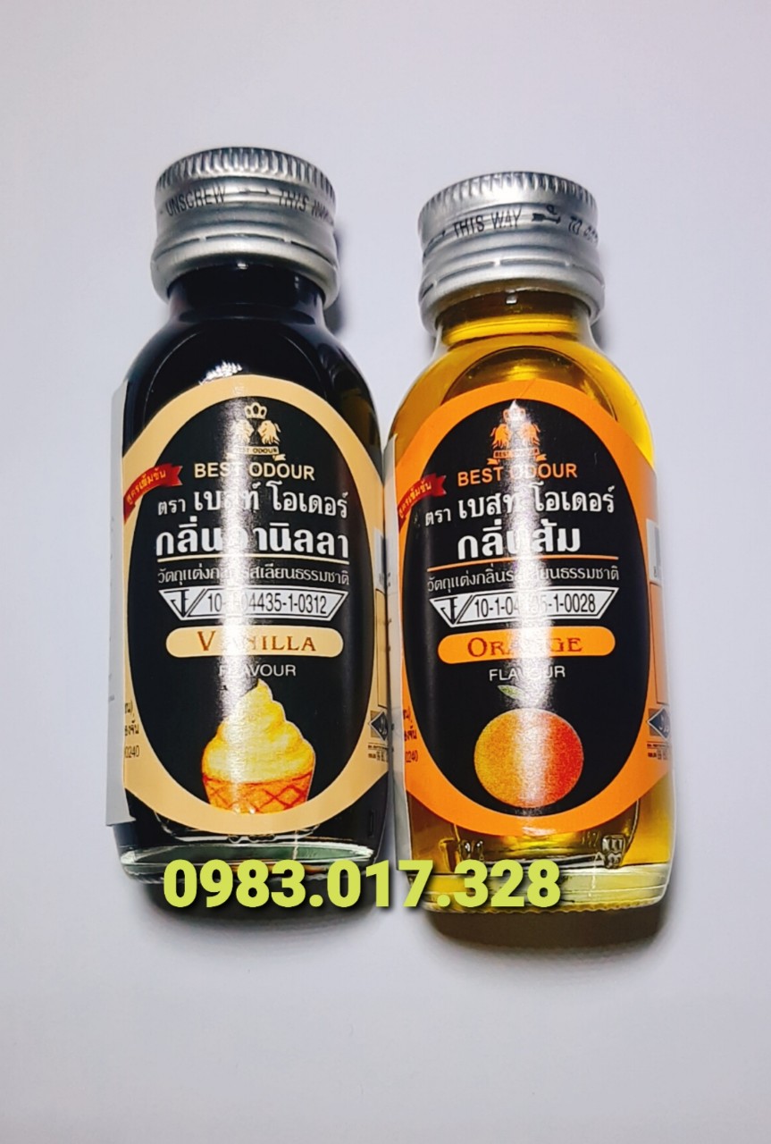 Combo 2 chai hương ( cam / vani) best odour thái lan 30ml