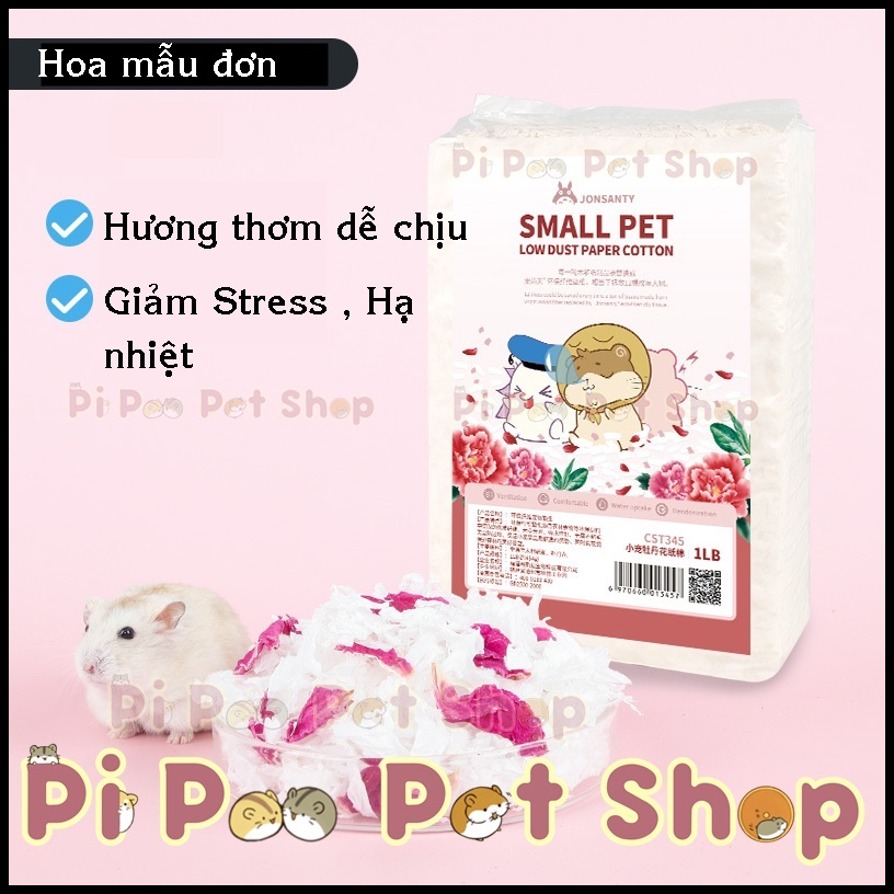 Giấy thơm lót chuồng hamster .