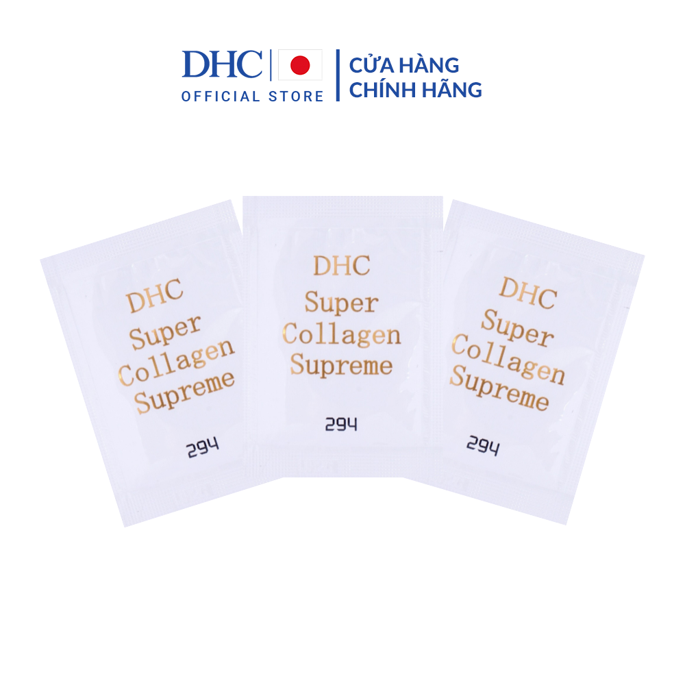 Set 3 sample tinh chất dhc super collagen supreme 294