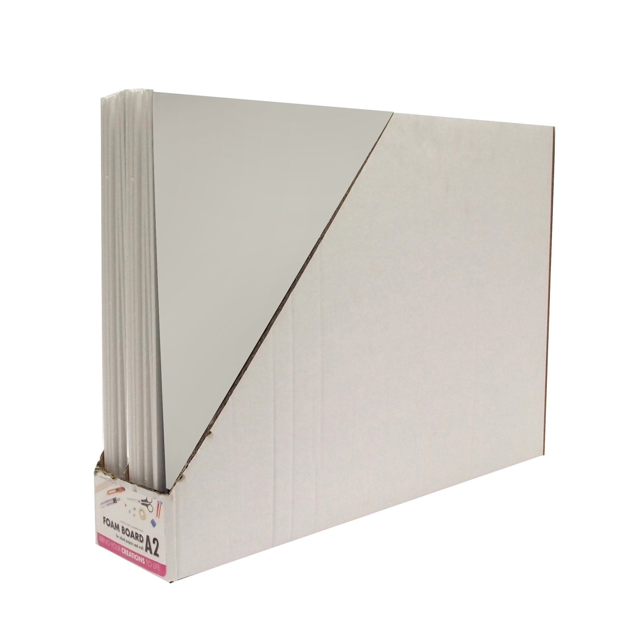 Bảng xốp thủ công khổ A2 màu trắng QB0264 Uncle Bills