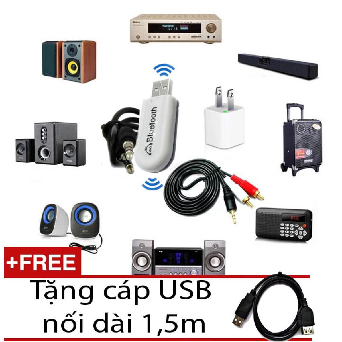 Bộ USB thu bluetooth  V5.0  DONGLE cho dàn âm thanh ra loa