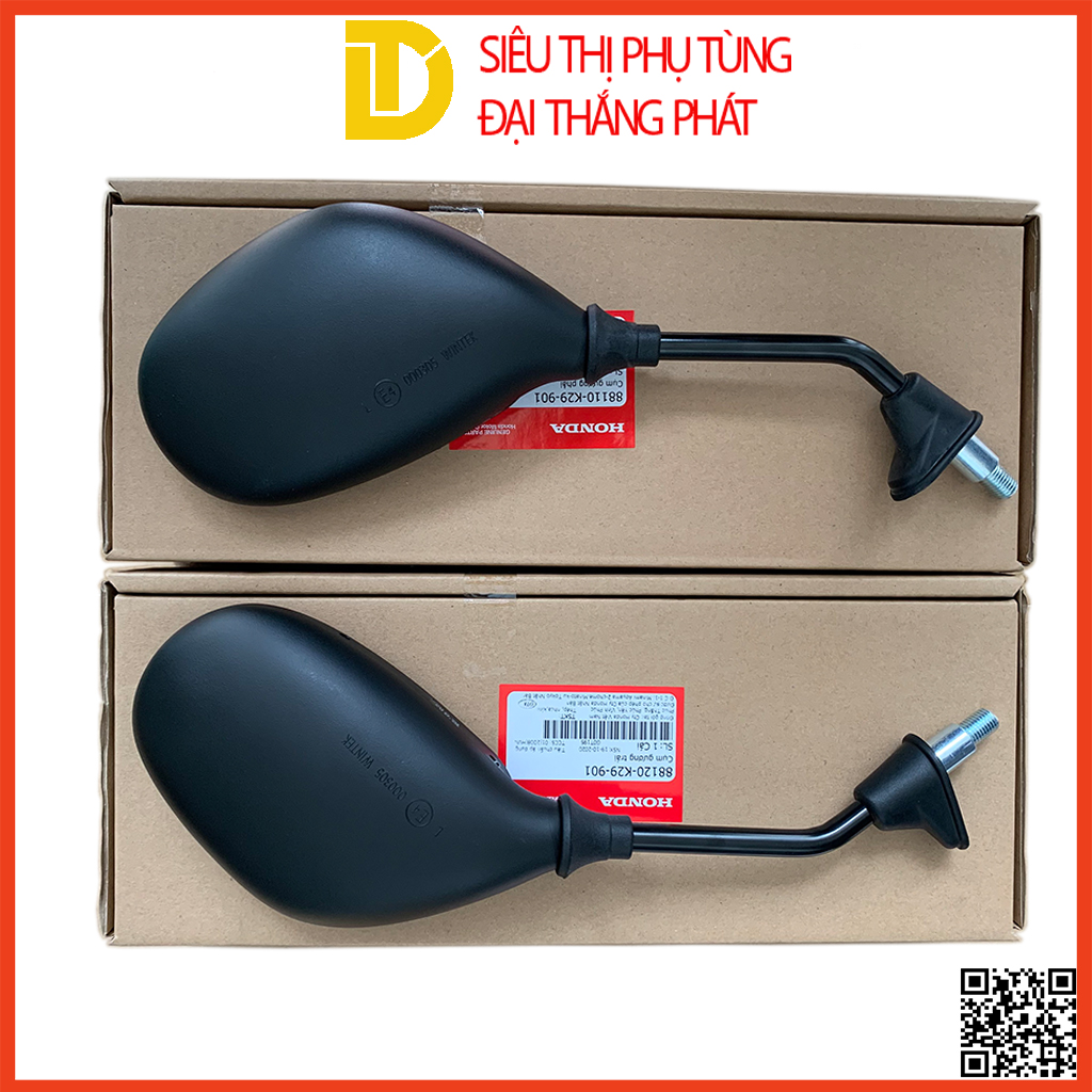 Bộ gương kính chiếu hậu SH Mode (2013-2018) trái phải zin chính hãng Honda