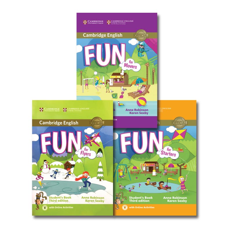Cambridge English Fun For Starters - Movers - Flyers - tặng audio