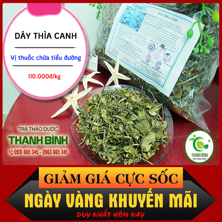 Dây thìa canh khô hàng cty chất lượng 100g - đông y thanh bình