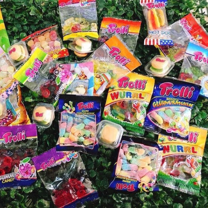 1 bịch Kẹo dẻo Trolli Multi Mix 500gr Đức