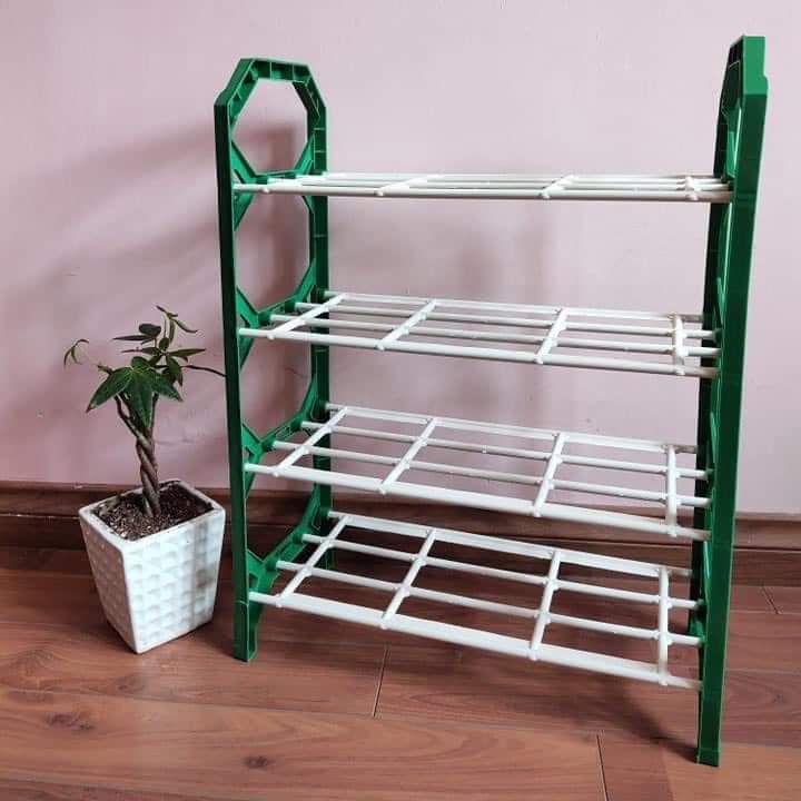 kệ giày dép 4 tầng nhựa
