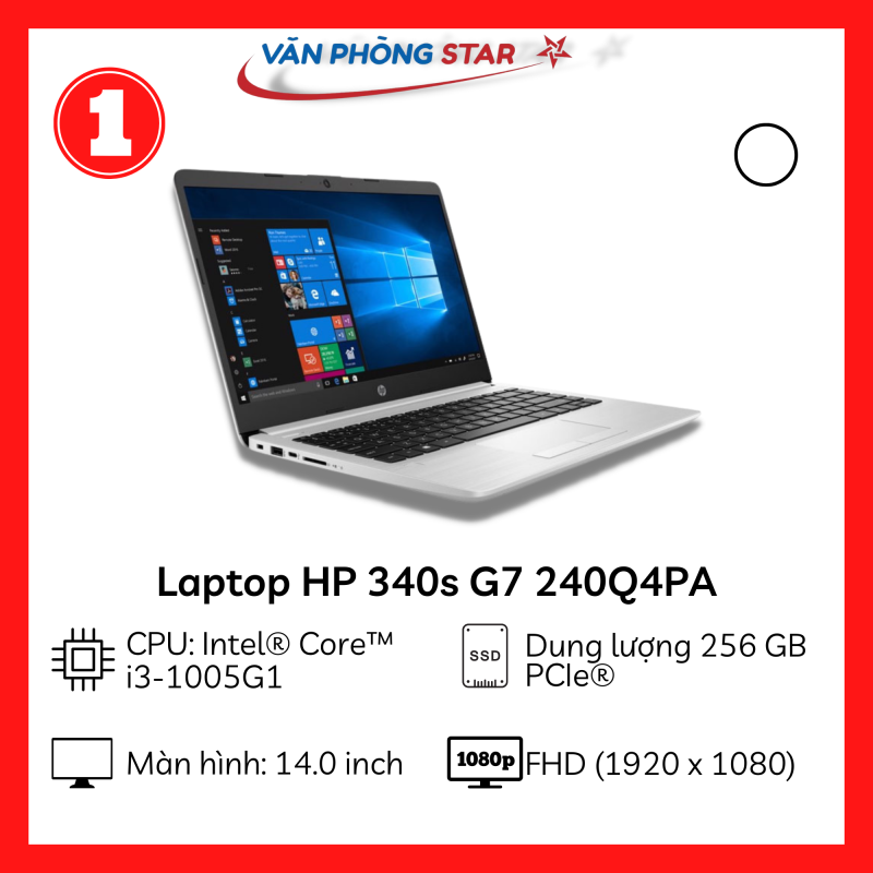 Laptop HP 340s G7 240Q4PA CHÍNH HÃNG BẢO HÀNH TOÀN QUỐC