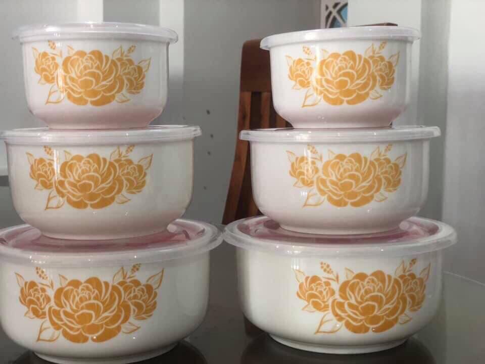 BỘ 03 THỐ SỨ NẮP HÚT CHÂN KHÔNG