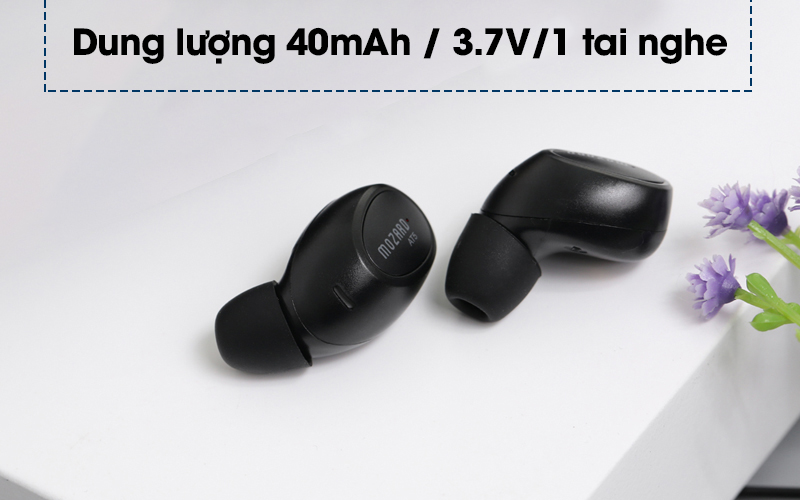 Tai nghe Bluetooth True Wireless Mozard AT5 Đen