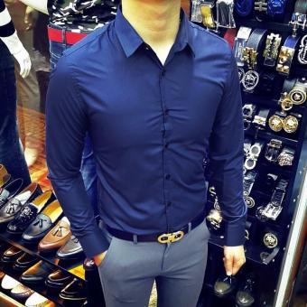 Áo Sơ Mi nam Vải Lụa Chống Nhăn LS1