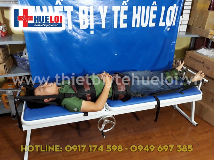 Giường kéo giãn đốt sống cổ - lưng giường cơ