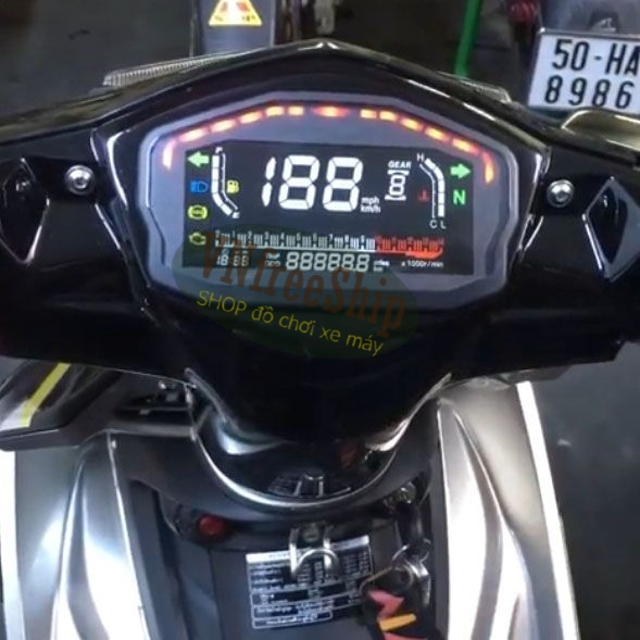 [  MIỄN SHIP ] Đồng hồ điện tử DUCATI - màn hình chống nước cực  đỉnh, đồ phụ tùng xe máy giá rẻ