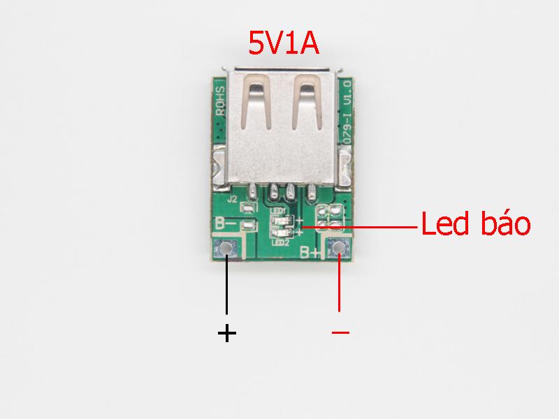 Mạch sạc dự phòng mini 1.A