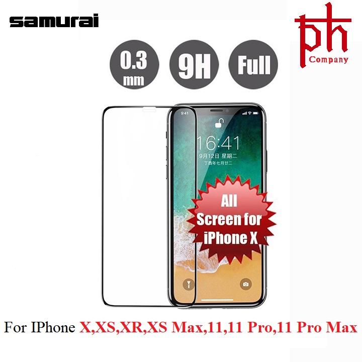 [HCM]Cường Lực IPhone X XsXr Xs Max1111 Pro11 Pro Max Cao Cấp Samurai