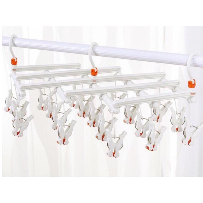 Móc Gấp Gọn Phơi Đồ Cho Em Bé - 29 Kẹp