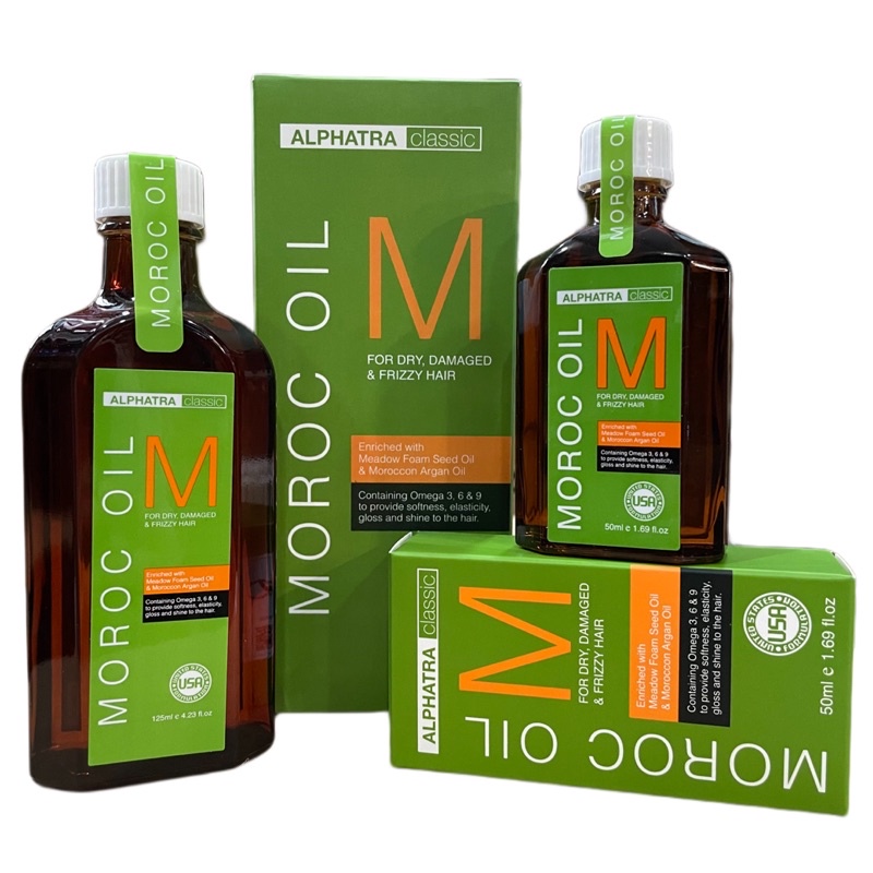 Tinh dầu dưỡng bóng tóc Alphatra Classic Moroc Oil 50ml ( USA )