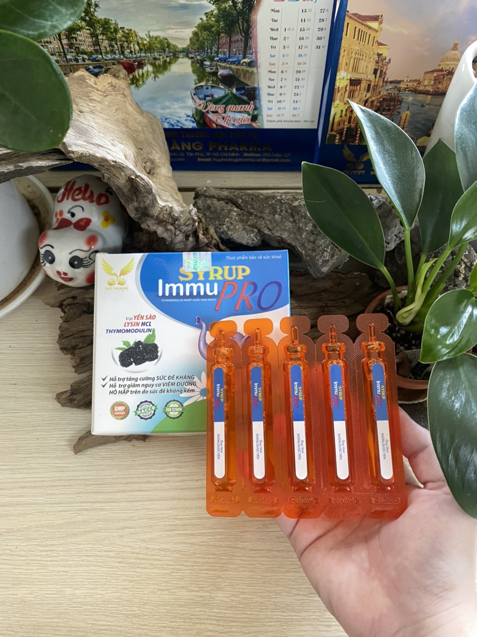 [HCM]Siro Hỗ Trợ tăng Đề Kháng Syrup Immu Pro (Hộp 20 ống)