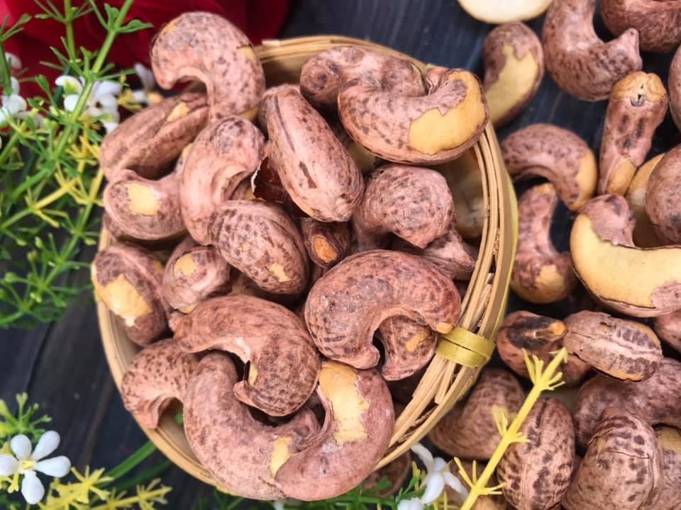 HẠT ĐIỀU LỤA RANG MUỐI BÌNH PHƯỚC 500gr