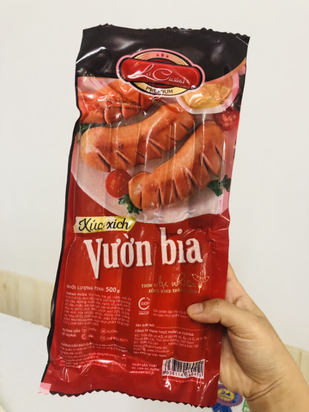 Xúc xích VB Lacusina gói 500g