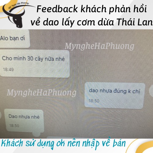 [Loại 1] Dao lấy cơm dừa nguyên trái kiểu Thái Lan