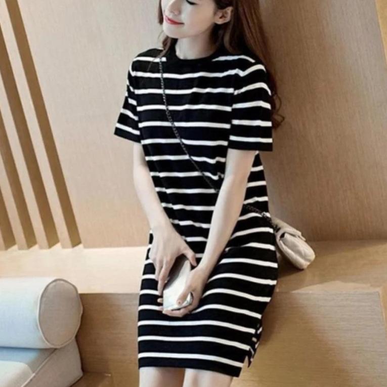 đầm suông kẻ sọc cực xinh