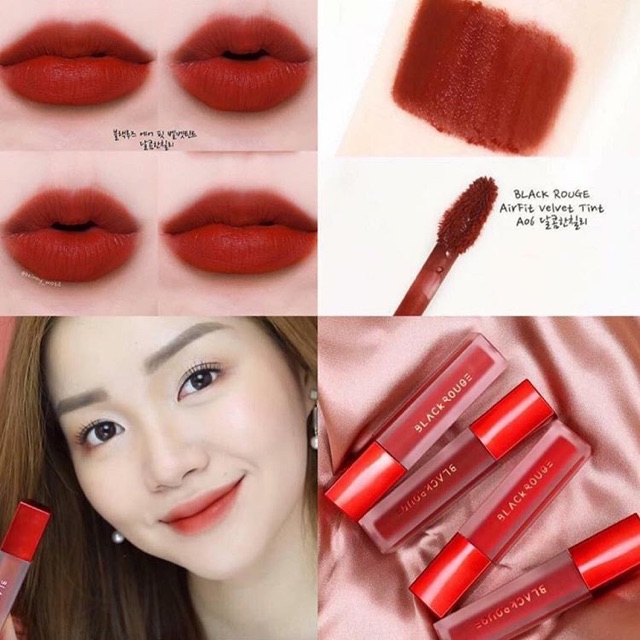 SON BLACK ROUGE A06 - ĐỎ NÂU GẠCH