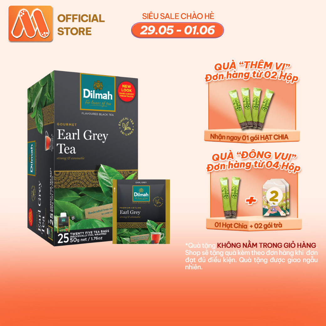 Trà Dilmah Vị Bá Tước - Earl Grey 50g