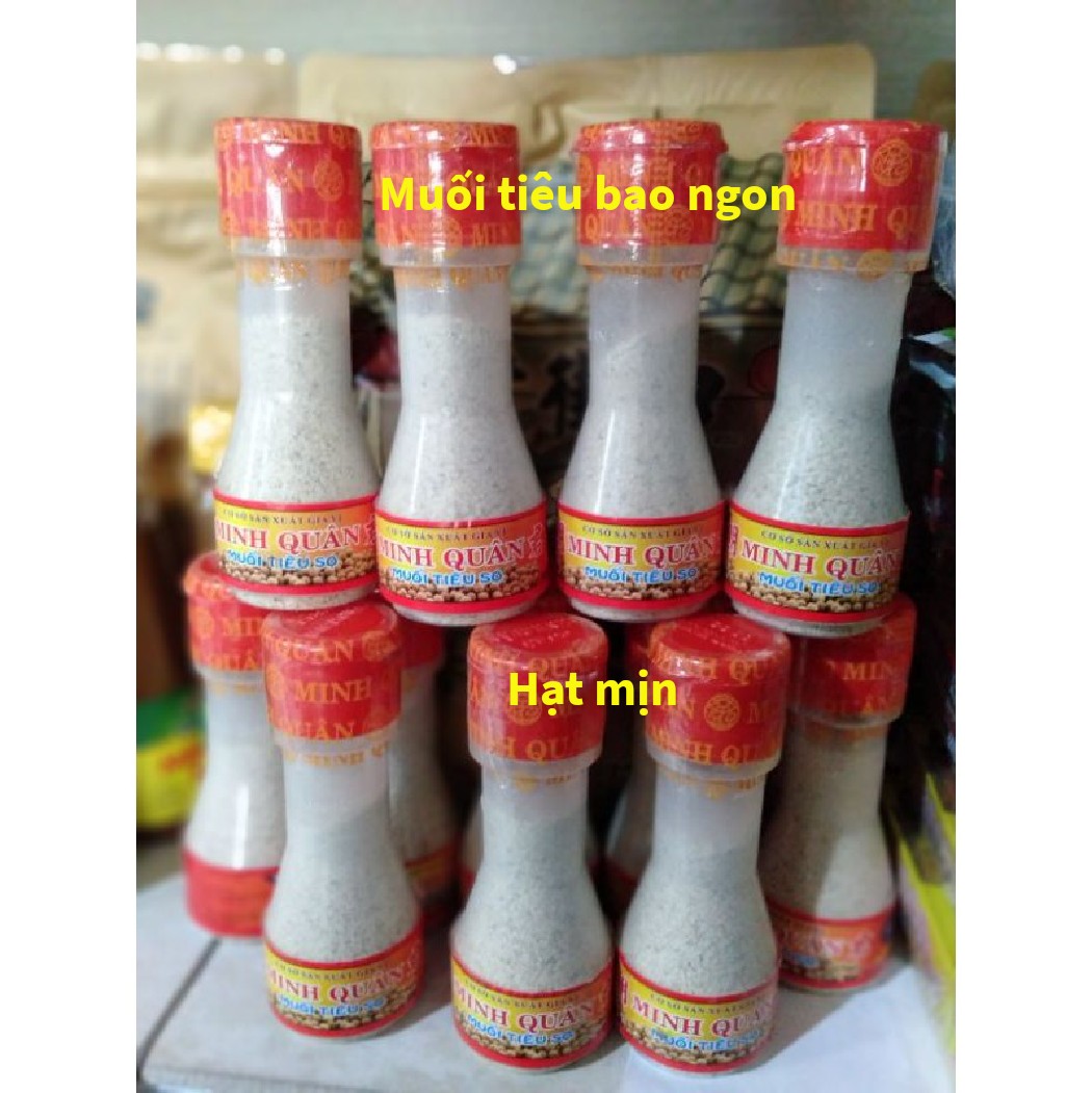 [ 6 chai ] Muối tiêu loại ngon Minh Quân