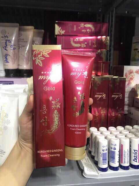 SỮA RỬA MẶT NHÂN SÂM ĐỎ MY GOLD - TEPLIS Cosmetics