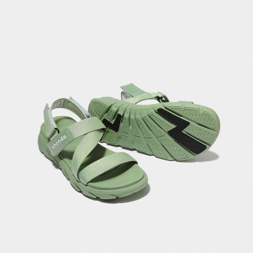 GIÀY SANDAL NỮ SHAT-SHONDO F6 SPORT XANH MATCHA giá rẻ