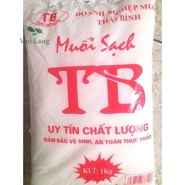 Muối trắng tinh khiết gói 1 kg