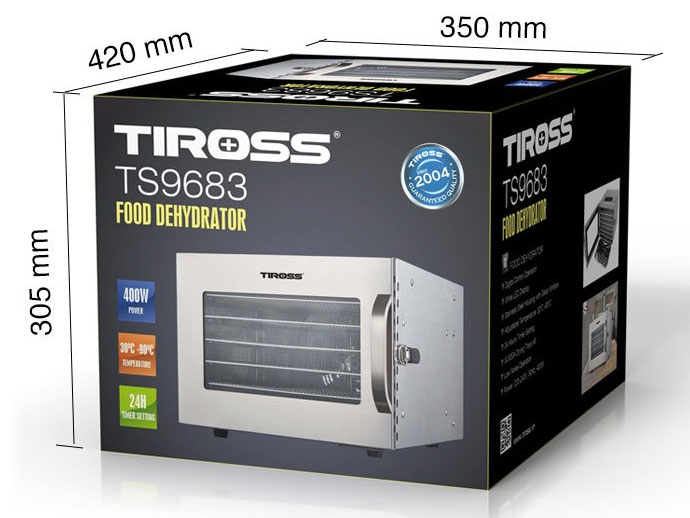 Máy sấy hoa quả TIROSS TS9683