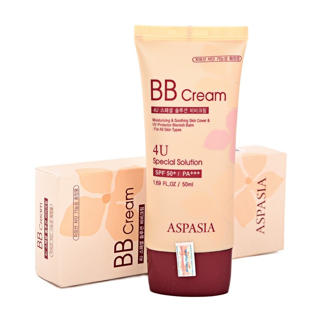 Kem Nền BB Aspasia 4U 50ml - Hàn Quốc
