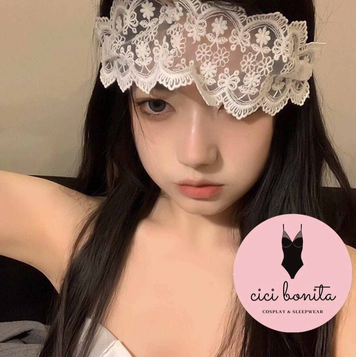 Ren bịt mắt- phụ kiện quyến rũ, cosplay gợi cảm cpk34 cici bonita hcm