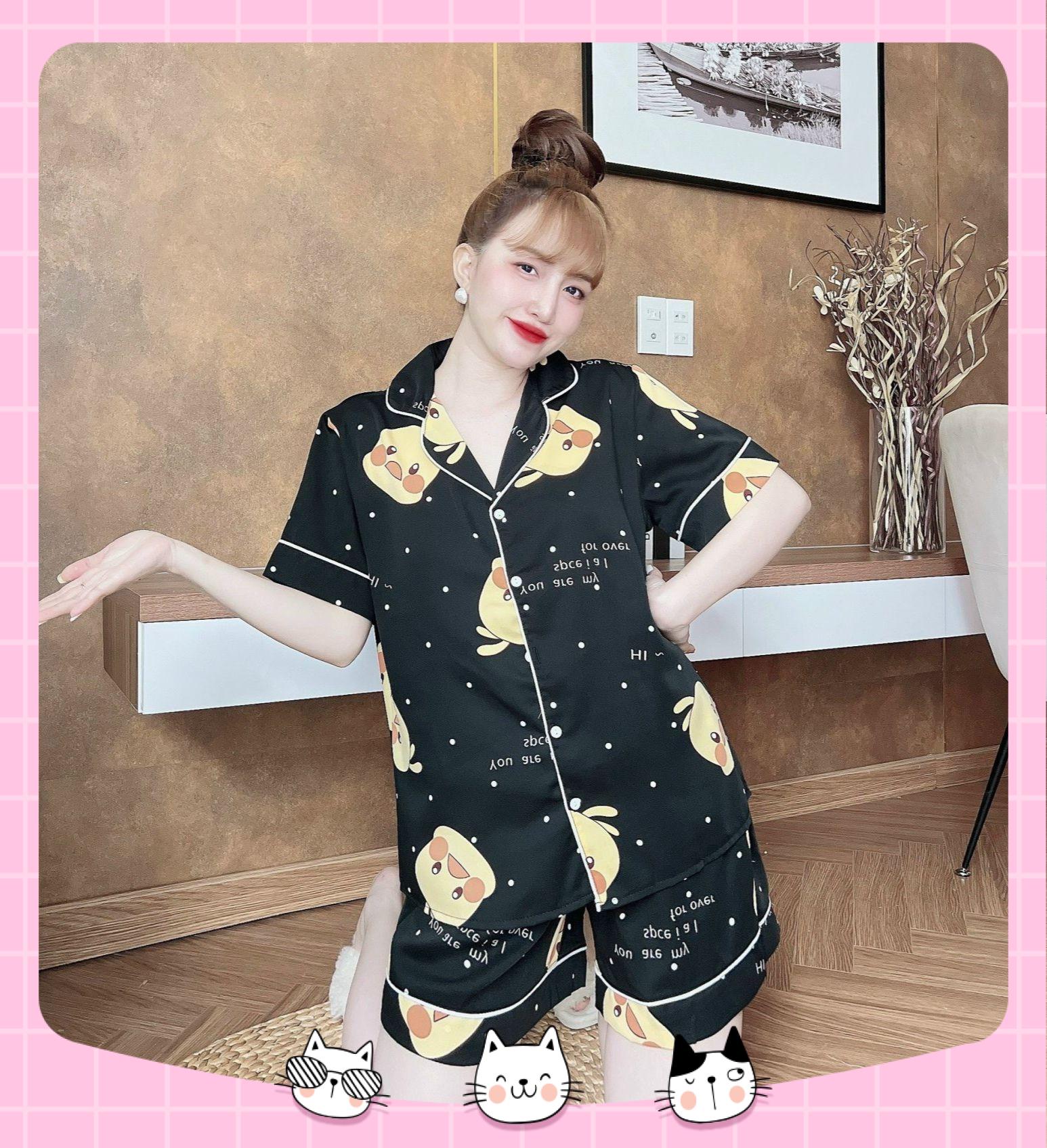 Đồ bộ bigsize đùi 50-100kg đồ ngủ mặc nhà chất xốp mềm mát cho nữ. Đồ bộ Bigsize Xinh