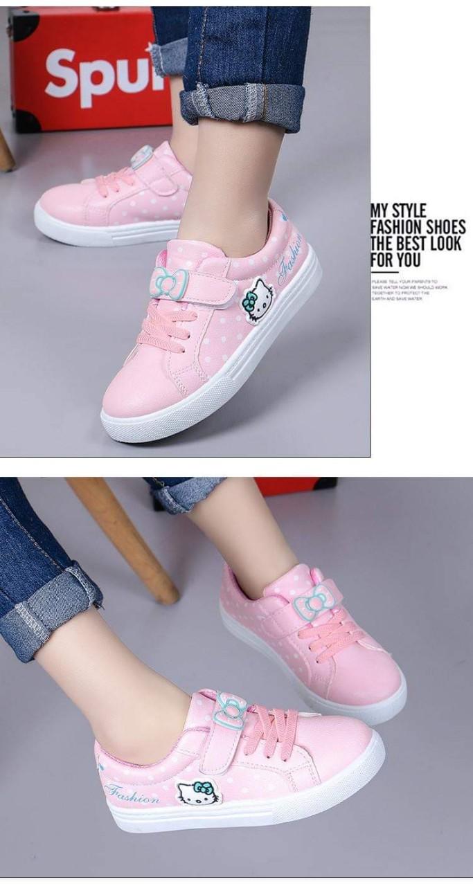 Giày bata kitty xinh xắn cho các bé gái