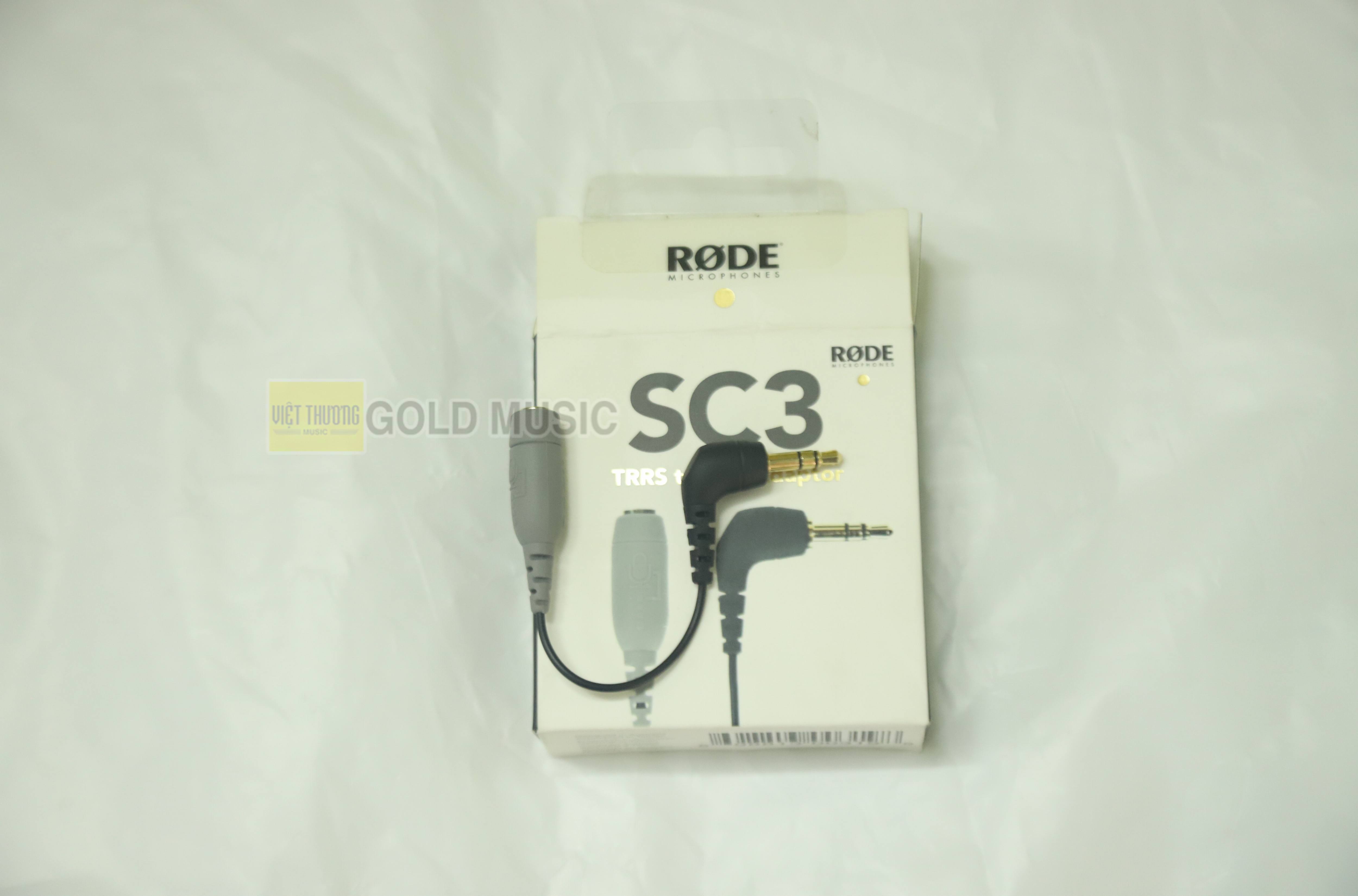 Cáp chuyển Rode SC3 3.5 mm TRRS sang TRS 3,5 mm