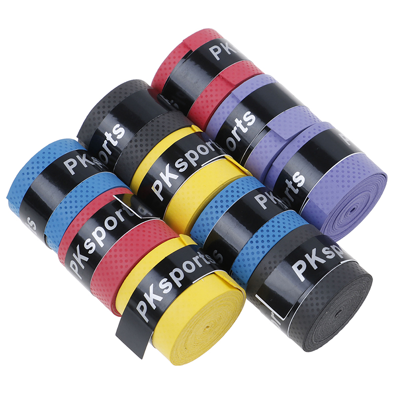QGm74Igq 10 cái băng quấn Vợt Bóng quần vợt Băng quấn tay cầm cần câu băng thấm mồ hôi băng quấn thấm mồ hôi