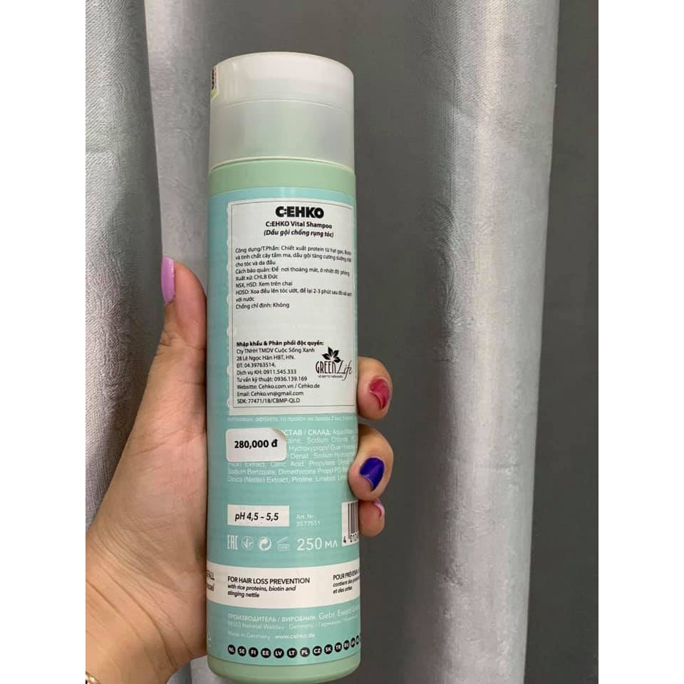 DẦU GỘI CHỐNG RỤNG CEHKO 250ML