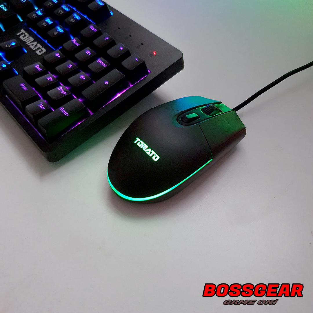 Chuột Gaming TOMATO T102 ( DPI 3200, LED 7 màu, 20 triệu lần nhấn )