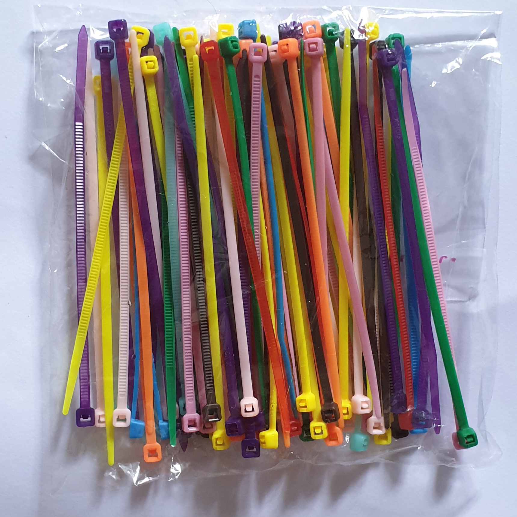 Gói 100 sợi dây rút nhựa dây thích nhựa nhiều màu 10cm 15cm