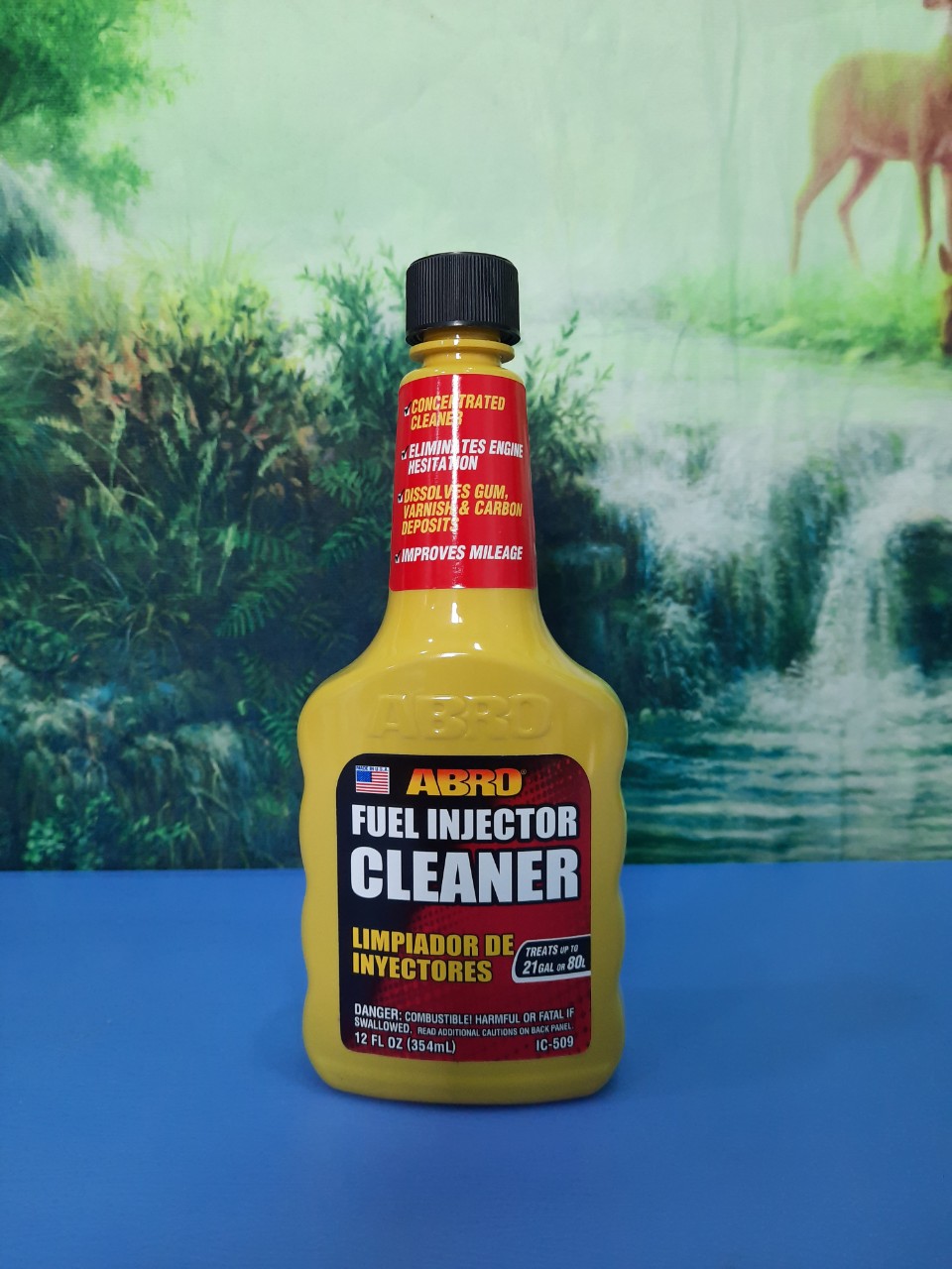 Dung Dịch Vệ Sinh Béc Xăng ABRO FUEL INJECTOR CLEANER 354ml
