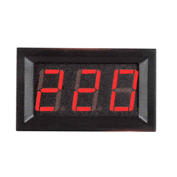 Đồng hồ đo, hiển thị điện áp ac 220v 2 dây