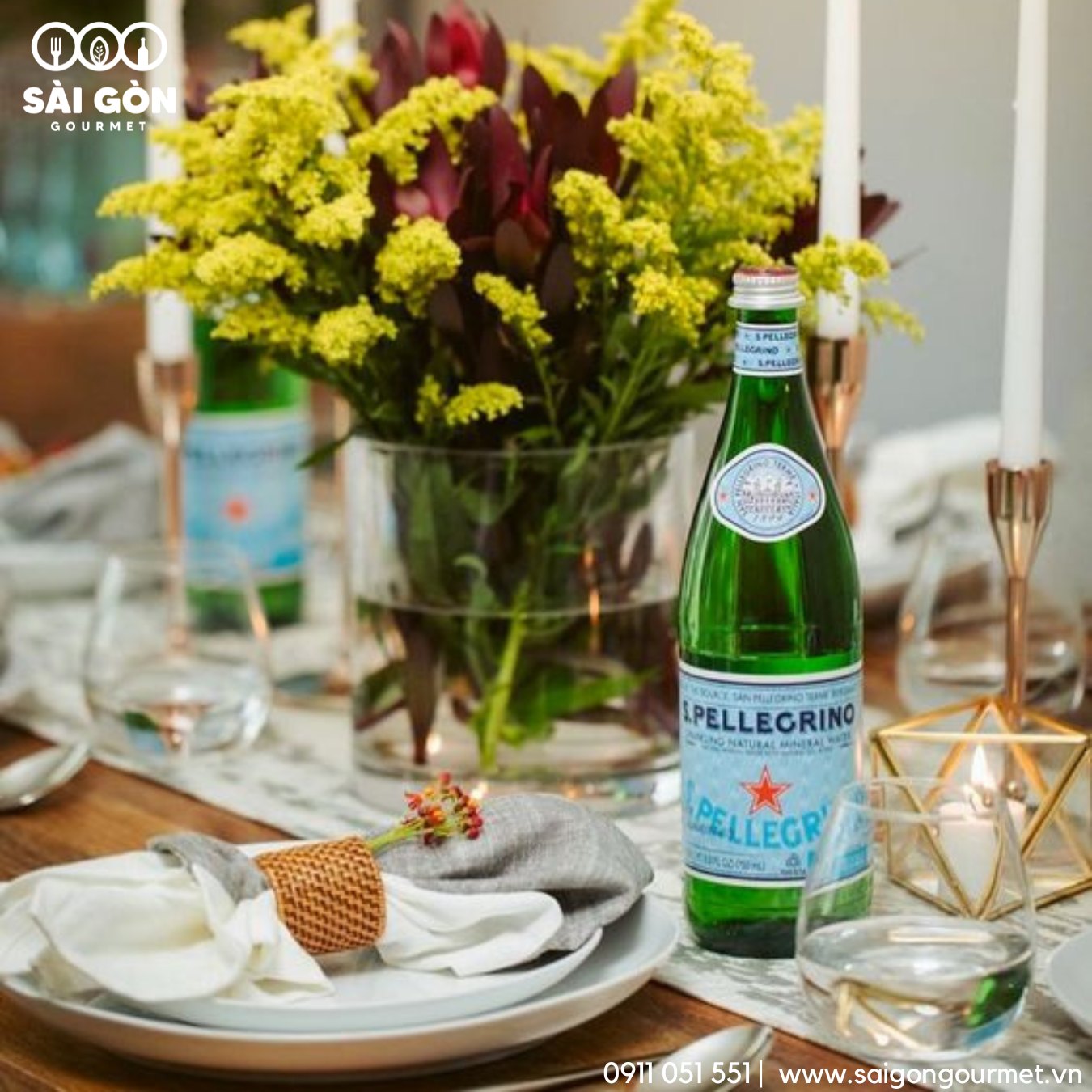 Nước khoáng có ga tự nhiên 500ml (Sanpellegrino - chai nhựa)