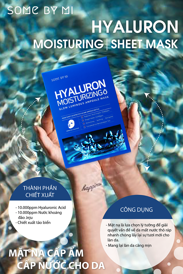 Mặt nạ cấp nước Some By Mi Hyaluron Moisturizing Sheet Mask 25g