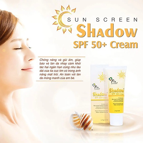 Kem Chống Nắng Fixderma Shadow SPF 50+  75g