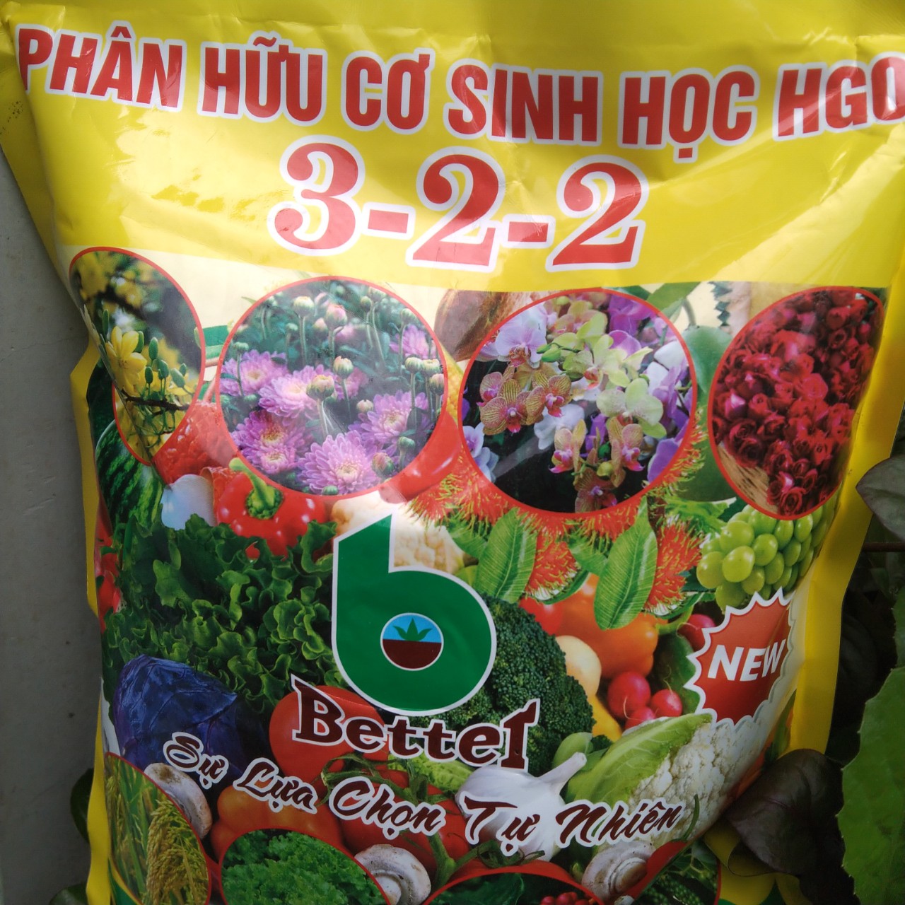Phân bón hữu cơ sinh học better 1kg - phân bón hoa cây kiểng - dinh dưỡng cho cây trồng