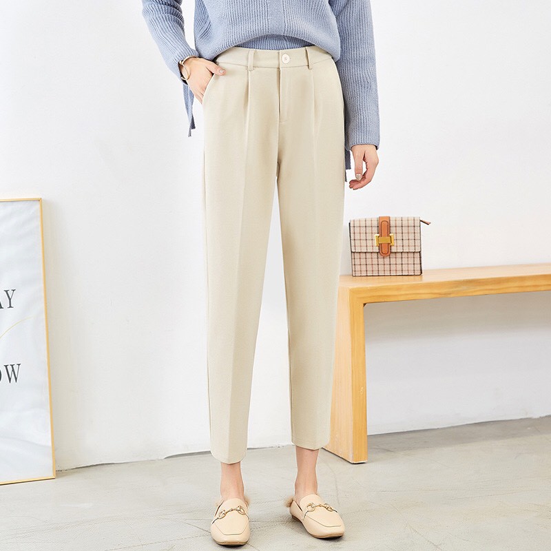 [TẾT YÊU THƯƠNG] [Quần Baggy Nữ] Quần Công Sở- Chất Vải Cao Cấp- Sale Giới Thiệu SP Mới-Hàng Thiết Kế Đủ Size